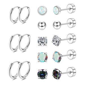Surgical Steel Earrings for Sensitive Ears Hypoallergenic Stainless Steel
